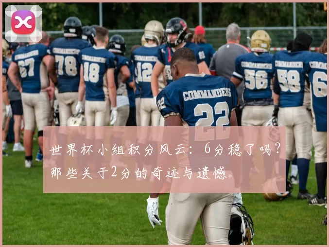 世界杯小组积分风云：6分稳了吗？那些关于2分的奇迹与遗憾。