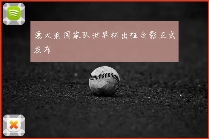 意大利国家队世界杯出征合影正式发布